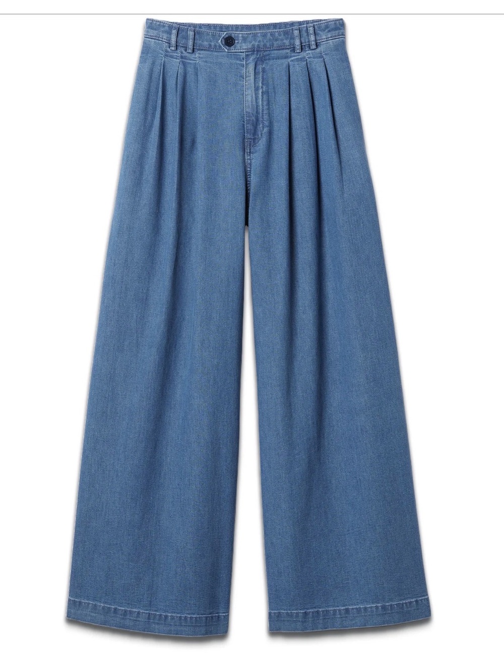 Gap x DOEN High Rise Pleated Denim Trousers Women's 28/6 Super Baggy - Picture 11 of 11